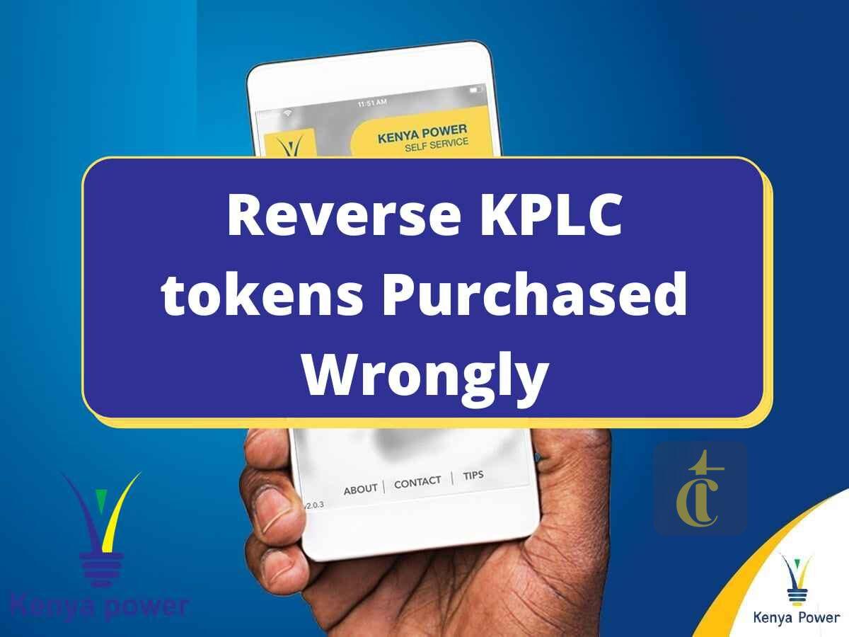 Reverse KPLC tokens Purchased Wrongly