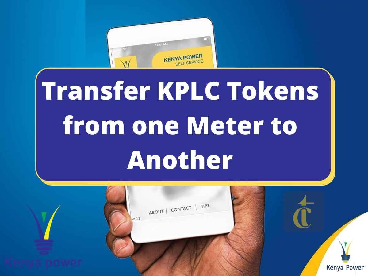 Transfer KPLC Tokens from one Meter to Another