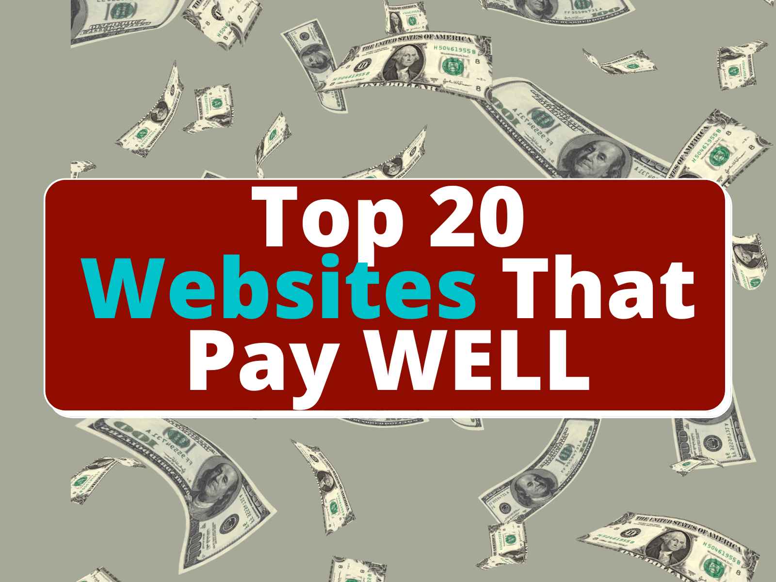 Top 20 Websites That Pay