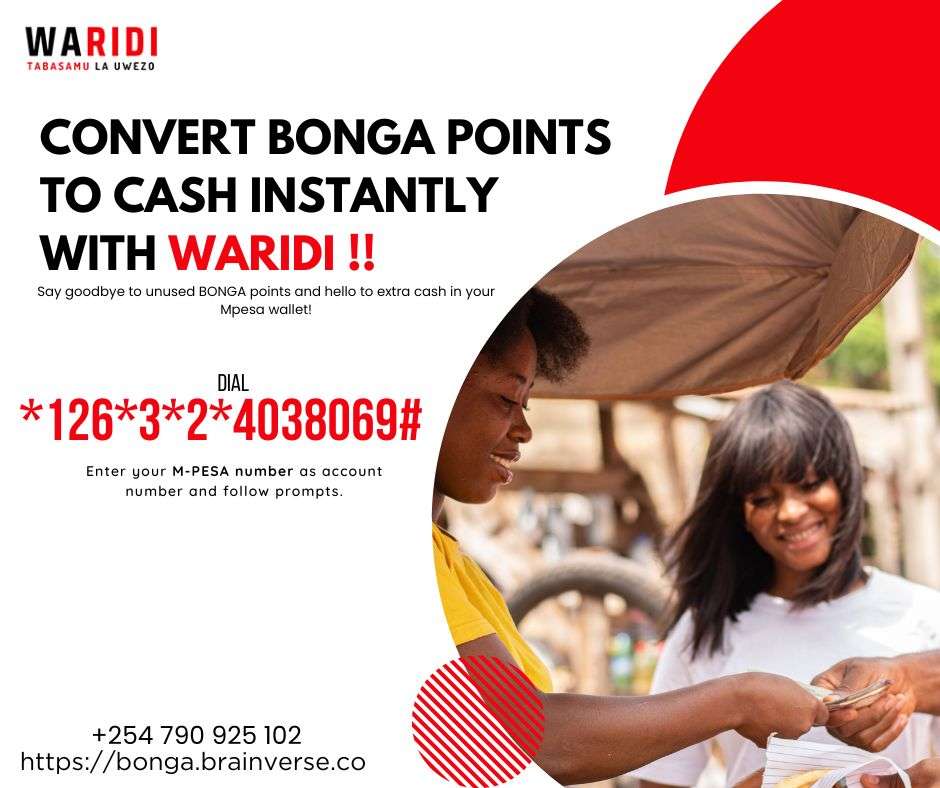 How To Convert Bonga Points To Mpesa Money (CASH)