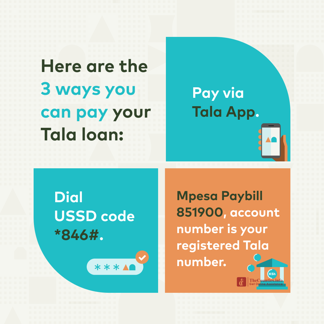 Tala PayBill Number and Payment Process