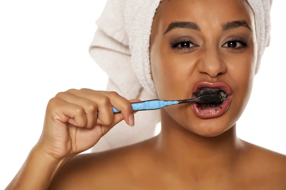 Charcoal To Brush Teeth.