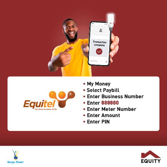 How To Buy KPLC Tokens Via Equitel